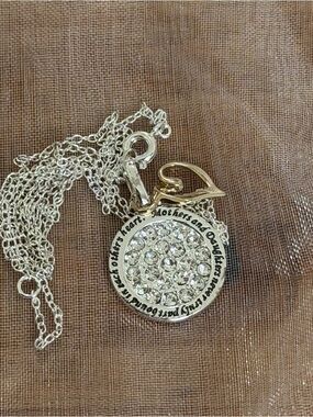 NWOT Mother Daughter Silver Plated LA Rocks 2010’s Era 18” Necklace